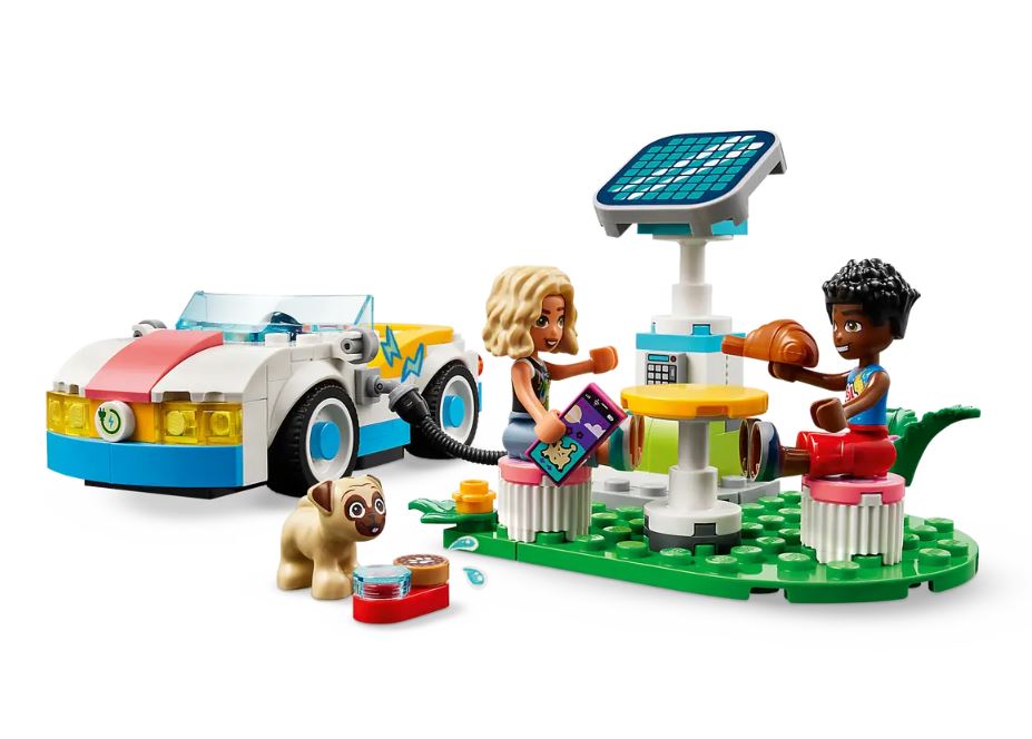 LEGO FRIENDS - LA VOITURE ??LECTRIQUE ET LA BORNE DE RECHARGE #42609 (0124) - LEGO / Friends